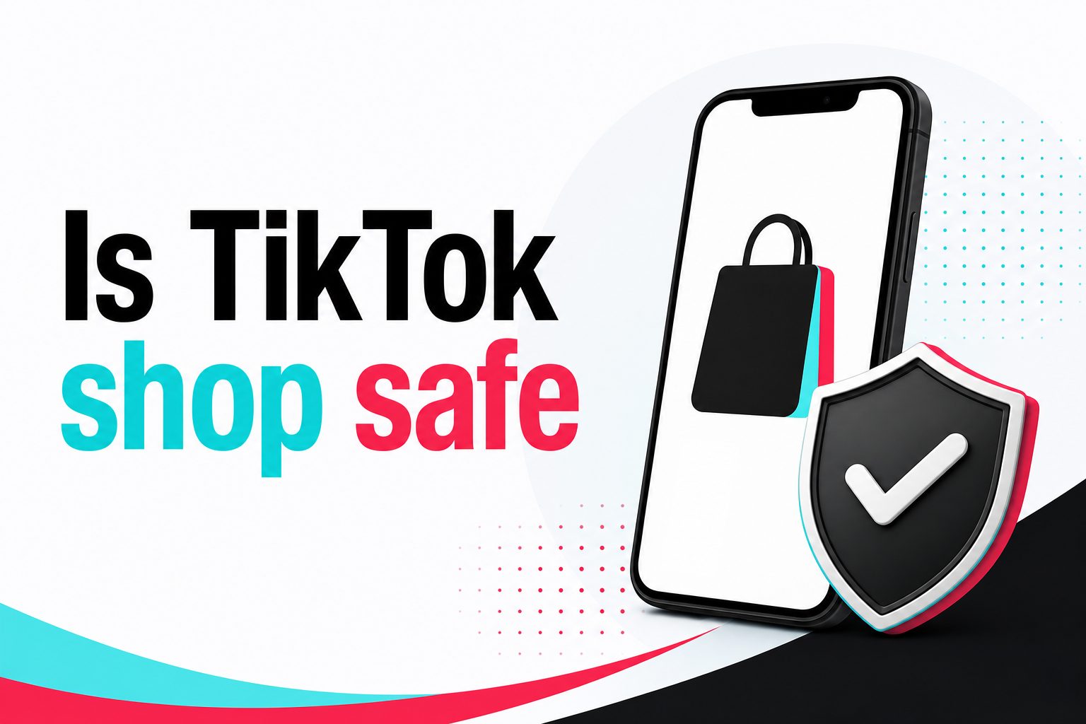 Person reviewing TikTok Shop product listings and checkout details on a phone
